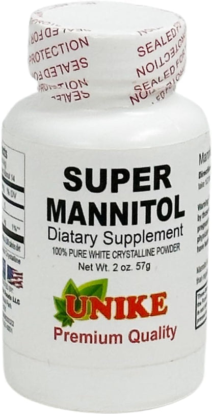 Unike Nutra Mannitol Powder - Mannitol Sweetener, Sugar Substitute, Mannitol Supplement, Natural & Gluten Free, 4g per Servings, Premium Mannitol Powder, 1kg (2.2 lbs) (Pack of 1)
