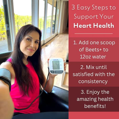 Natrava Beets+ | Organic Beet Root Powder, Vitamins, and Prebiotics | Supports Healthy