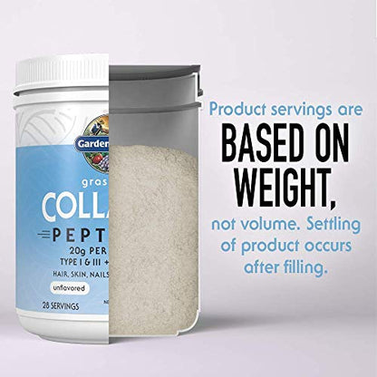 Garden of Life Grass Fed Collagen Peptides Powder – Unflavored Collagen Powder