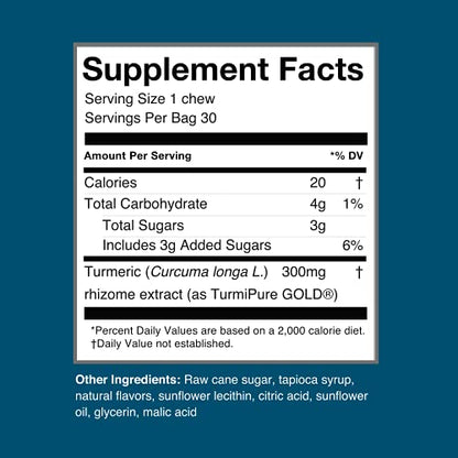 humanN Turmeric Curcumin Chews Supplement – High Absorption Turmeric - Orange