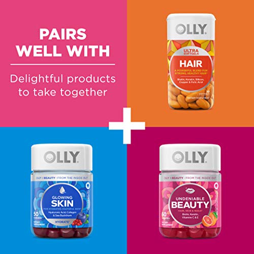 OLLY Collagen Gummy Rings, 2.5g of Clinically Tested Collagen, Boost Skin Elasticity & Reduce