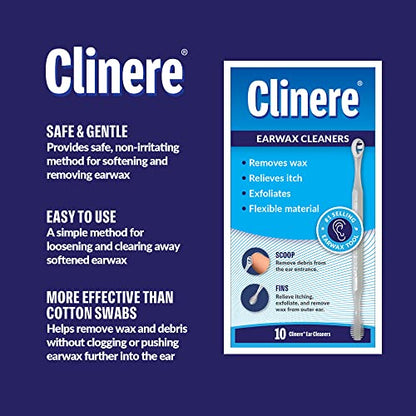 Clinere® Ear Cleaners Club Value Pack, 36 Count Earwax Remover Tool Safely and Gently