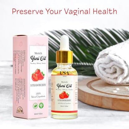 MERICH Natural Yoni Oil | Feminine Yoni Detox Oil | Naturally Scented Vaginal Oil | Restores pH Balance