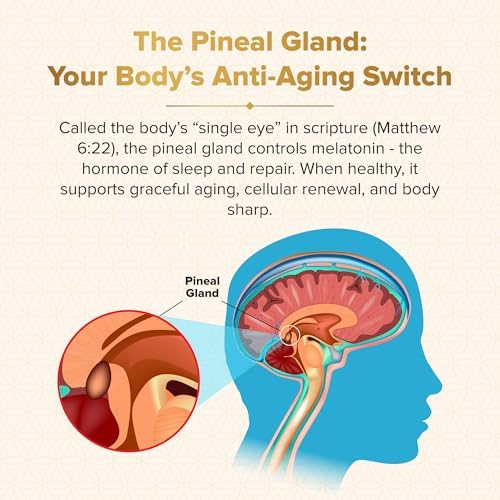 Pineal Gland Supplement Bundle, 24K Ormus Gold Drops & Sacred Botanical Capsules Third Eye Awakening, Anti-Aging, Spiritual Activation & Deep Cellular Renewal, Pharaoh's Nectar + Genesis Revival