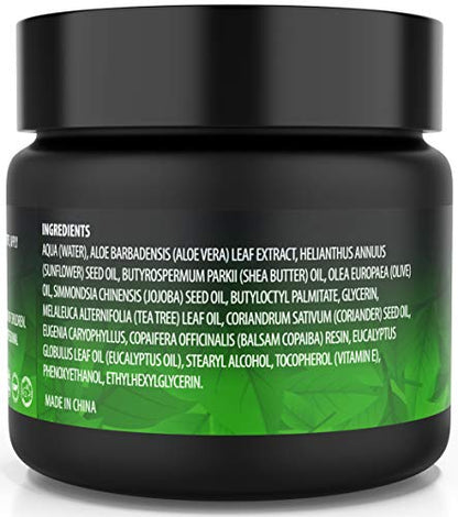 Viking Revolution Tea Tree Oil Cream - Super Balm Athletes Foot Cream - for Eczema