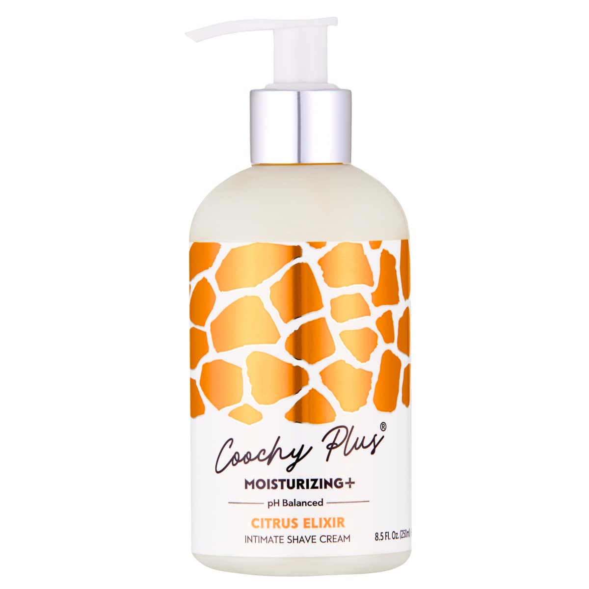 Coochy Plus Intimate Shaving Cream CITRUS ELIXIR For Pubic, Bikini Line, Armpit and 