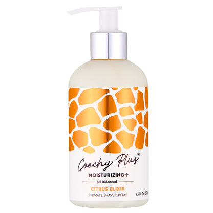 Coochy Plus Intimate Shaving Cream CITRUS ELIXIR For Pubic, Bikini Line, Armpit and 