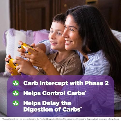 Natrol Carb Intercept with Phase 2 Starch Neutralizer, 60 Capsules