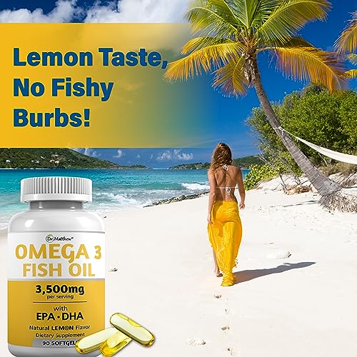 Burpless Fish Oil Pills. Triple Strength Omega 3 Fish Oil Burpless. EPA DHA Omega