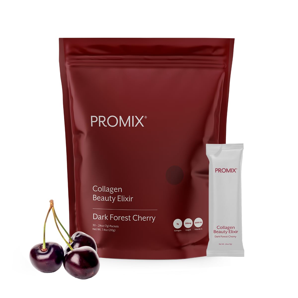 ProMix Nutrition Collagen Beauty Elixir (30 Sticks) | Watermelon (Dark Cherry)