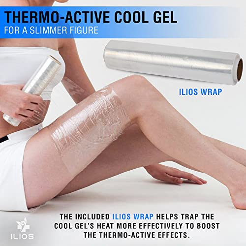 SlimSpa Cyro-Slim Cold Gel With Ilios Wrap - Skin Firming & Tightening Cryo Gel Solution