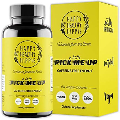 Happy Healthy Hippie PeriPeace Supplements for Women & A Little Pick Me Up Natural Energy Pills