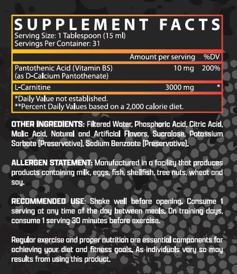 Nutrex Research Lipo-6 Defining Gel & L-Carnitine 3000 Orange Mango | Stimulant-Free Workout Support | Fast-Absorbing Topical Gel + Liquid L-Carnitine