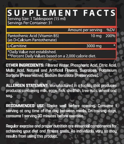 Nutrex Research Lipo-6 Defining Gel & L-Carnitine 3000 Orange Mango | Stimulant-Free Workout Support | Fast-Absorbing Topical Gel + Liquid L-Carnitine