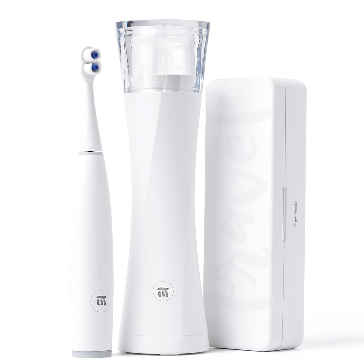 SuperMouth ULTIM8 Electric Toothbrush, UV Hub & Travel Case, Rose Gold