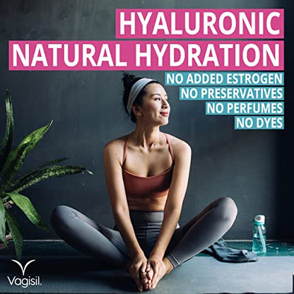 Vagisil Prohydrate Internal Vaginal Moisturizer, Gel & Lubricant for Women, Gynecologist Tested