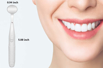 ffresiss Dental Mirror with Light,Teeth Inspection LED Mirror,Anti-Fog Mouth Mirror