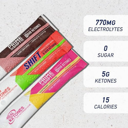 Real Ketones BHB Exogenous Ketones Drink Mix Packets Keto Electrolytes Powder