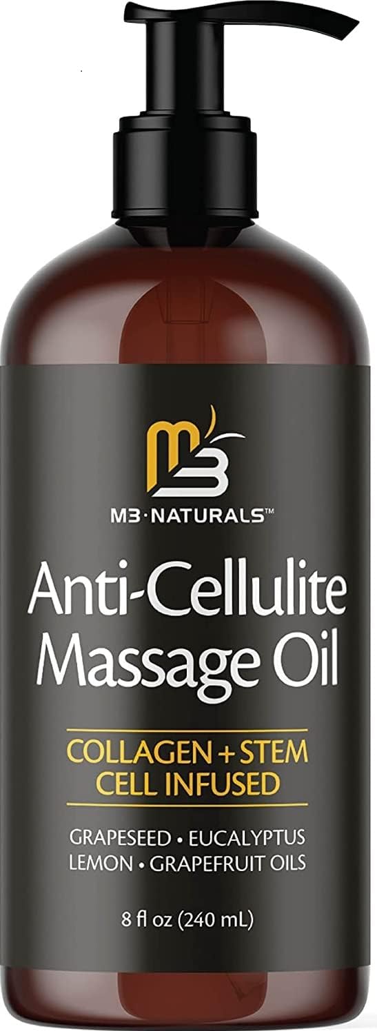 Anti Cellulite Body Massage Oil and Bum Bum Cream Bundle by M3