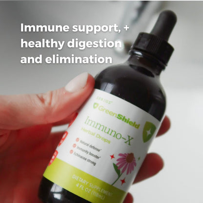 Springs Immuno-X Immune Support Tincture, Echinacea, Elderberry & Astragalus Root, Organic Herbal Wellness Boost for Immunity, Digestion & Overall Health 3 Convenient Sizes”
