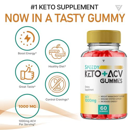 Speedy Keto ACV Gummies, Speedy Keto ACV Gummies Advanced Weight Loss 750MG