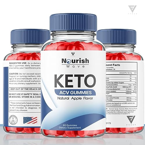 Nourish Wave Keto ACV Gummies Advanced Weight Loss Ketogenic AVC Apple Cider