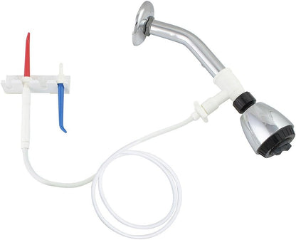 SHOWER FLOSS Water Dental Flosser - Convenient for Teeth, Attaches to Your Shower Head - Easy Installation, Adjustable Temperature & Pressure - Dentist Recommended