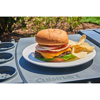 Cuisinart CSBK-400, Smashed Burger Kit, Cast Iron , 6" Patty