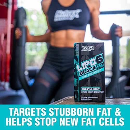Nutrex Research Lipo-6 Black Hers Ultra Concentrate | Weight Loss Pills for Women | Fat Burner
