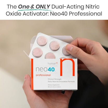 Neo40 Professional - Nitric Oxide Booster with Methylfolate - Natural Blood Pressure