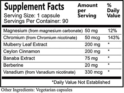 Daily Maunfacturing Carbo-Care™ (Magnesium, Chromium, Mulberry Leaf Extract, Ceylon