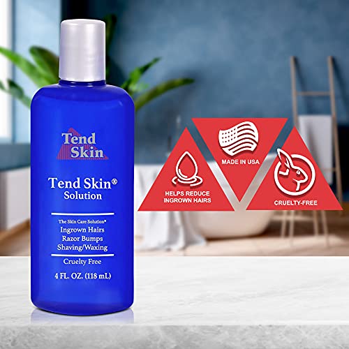Tend Skin Womens AfterShave/Post Waxing Solution for Ingrown Hair, Razor Bumps