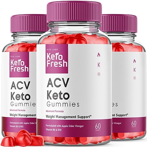 (3 Pack) Keto Fresh ACV Gummies, Keto Fresh ACV Gummies for Advanced Weight Loss
