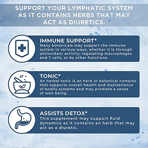 MaryRuth Organics Lymphatic Support Drops, USDA Organic Immune Support Supplement