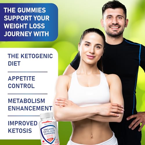 Organic Keto ACV Gummy Advanced Weight Loss - Gluten & Sugar Free Pro Active Rapid Belly