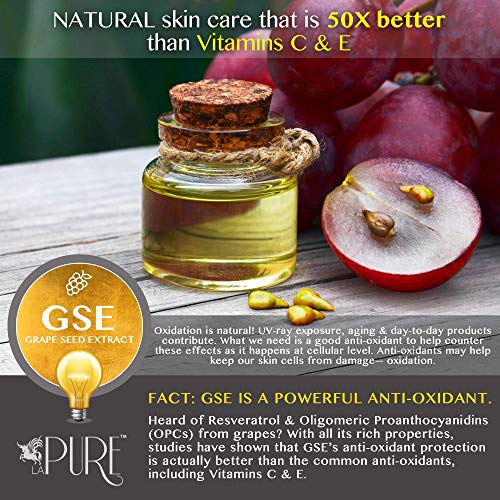 LA PURE 24K Gold Eye Treatment Masks - Under Eye Patches, Under Eye Bags Treatment