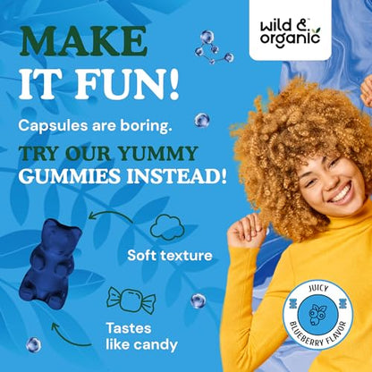 Wild & Organic Glutathione Gummies - Reduced Glutathione for Liver Cleanse