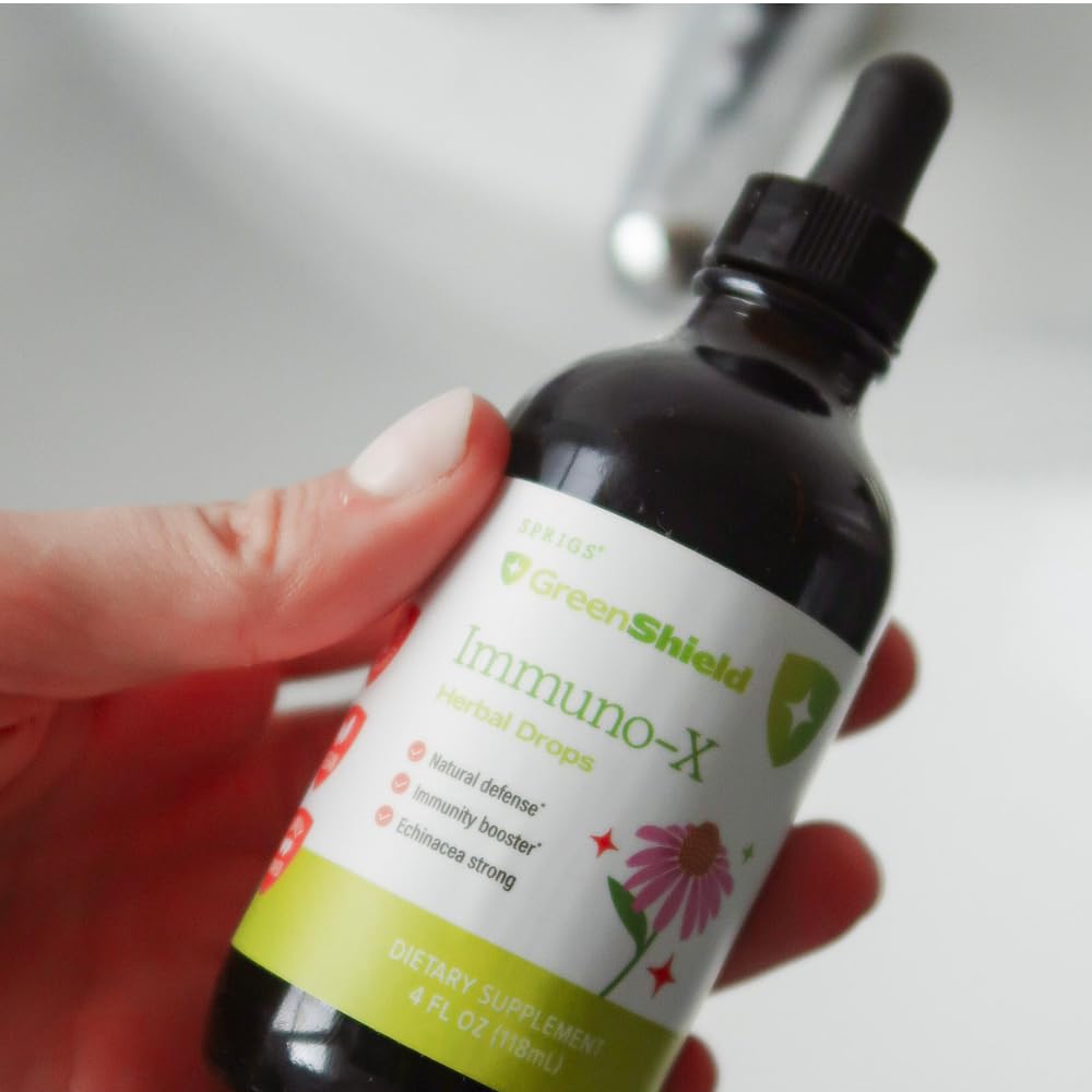 Springs Immuno-X Immune Support Tincture, Echinacea, Elderberry & Astragalus Root, Organic Herbal Wellness Boost for Immunity, Digestion & Overall Health 3 Convenient Sizes”
