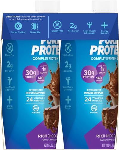 Pure Protein Chocolate Protein Shake | 30g Complete Protein | Ready to Drink and Keto