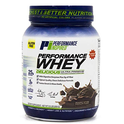 Performance Inspired Nutrition WHEY Protein Powder - All Natural - 25G - Contains 