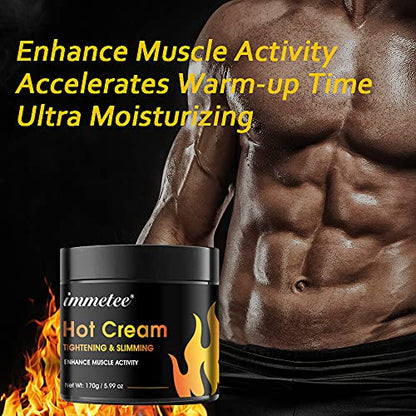 Hot Cream for Belly Fat Burner, Hot Cream Cellulite and Fat Burner, Sweat Fat Burning Gel