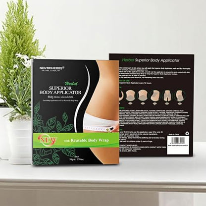 Neutriherbs Body Applicator with Wrap, Effective Nature Formula to Shape, Tone, Firm Body
