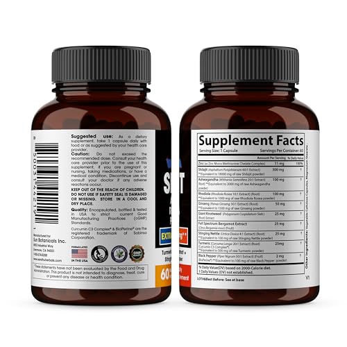 Sandhu Herbals Shilajit Pure Himalayan 23200mg All in 1 supplement, 60 capsules