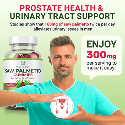 Vegan Saw Palmetto for Women & Men - Potent Saw Palmetto Extract, Prostate Supplement