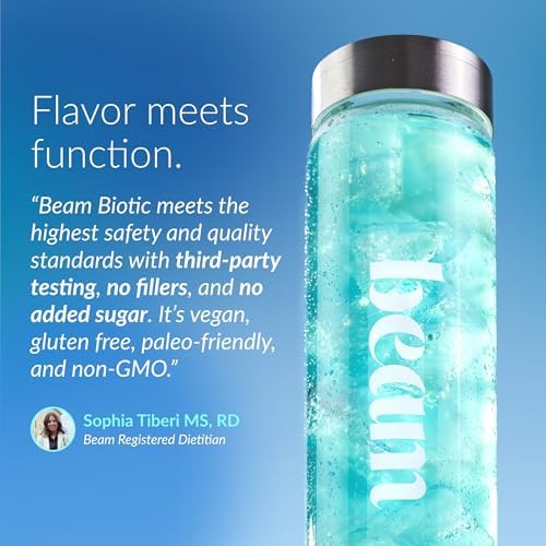 BEAM Biotic Bundle, Probiotics for Women – Gut Health & Digestive Health Powder with Pre, Pro & Postbiotics + Glutathione, Daily Probiotic Drink for Bloating Relief & Gut Balance