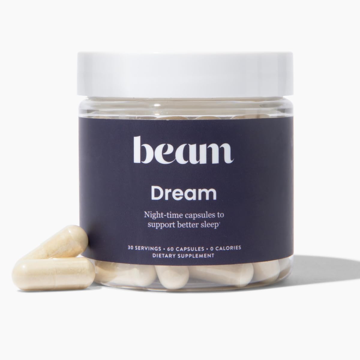 Dream Sleep Capsules, Sleep Supplement, Beam Creatine, 30 Servings Each