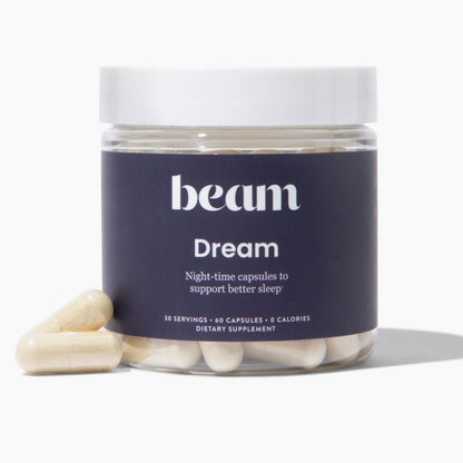 Dream Sleep Capsules, Sleep Supplement, Beam Creatine, 30 Servings Each
